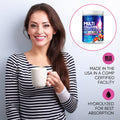 Built Nature Collagen Powder, Hydrolyzed Type 1 & 3 Peptides, Grass-Fed Multi Collagen Complex Supplement, Healthy Hair, Skin, Nails, Bones & Joints, Keto & Paleo Friendly, Non-Gmo, Berry Flavor 30 Servings