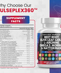 Clean Nutraceuticals Beet Root Capsules 6000Mg Olive Leaf 6000Mg Nattokinase 4000 Fu Garlic Extract 2000Mg L-Arginine 400Mg Omega 3 Red Yeast Rice Hibiscus Danshen - Healthy Support Supplement - 90 Ct