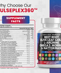 Beet Root Capsules 6000Mg Olive Leaf 6000Mg Nattokinase 4000 Fu Garlic Extract 2000Mg L-Arginine 400Mg Omega 3 Red Yeast Rice