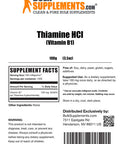 BulkSupplements Thiamine (Vitamin B1) Powder - Thiamine 100mg - Vitamin B Supplements - B1 Vitamins 100mg - VIT B1 (100 Grams - 3.5 oz)