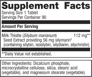 Metagenics Silymarin 80 - Liver Health Support - Milk Thistle Seed Extract - Antioxidants Supplement - Liver Maintenance - Non-GMO Gluten- & Vegetarian - 90 Tablets