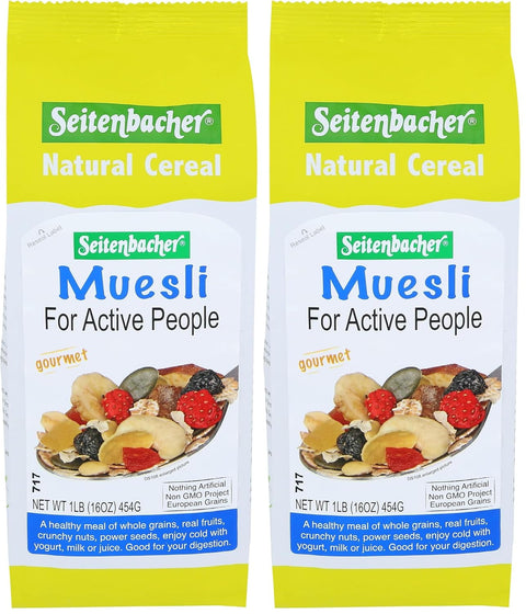 Seitenbacher Muesli #2 Berries Temptation, 16 Ounce (6-Pack)