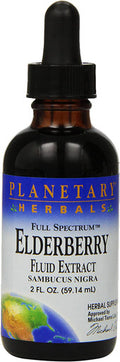 Planetary Herbals Full Spectrum Elderberry Fluid Extract Supplement, 2 Fluid Ounce