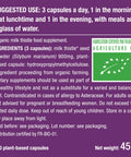 Laboratoires Nutrimea Organic Milk Thistle - Pure Seed Powder Excipient Free - Triple Action Liver Supplement: Detoxify Protect & Strengthen - 120 Vegan Capsules - High Strengh - French Expertise - Nutrimea