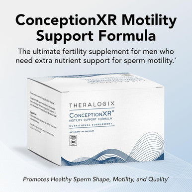 Theralogix Conceptionxr Motility Support Formula - Men'S Preconception Vitamins For Fertility Support - Male Fertility Supplements For Sperm Health - Nsf Certified - 60 Tabs + 60 Caps (30-Day Supply)