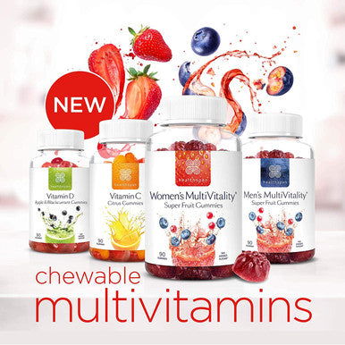 Healthspan Women's Multivitamin Super Fruit Gummies | 90 Gummies | with Vitamin C & Vitamin D3 | Essential Micronutrients | Added Folic Acid | Biotin | Boosts Immunity | No Added Sugar