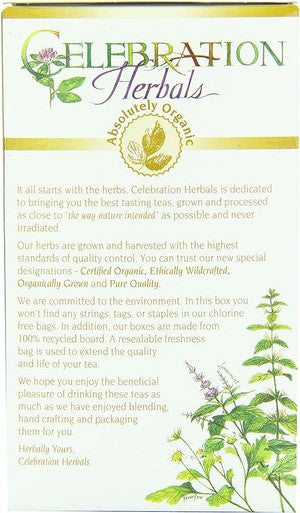 Organic Eyebright Herb Tea 24 Bags By Celebration Herbals