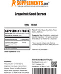 BulkSupplements Grape Seed Extract Powder - Grape Supplements, Citrus Seed Extract - 250mg , Antioxidants Supplement, (500 Grams - 1.1 lbs)