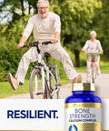 Carlyle Bone Strength Calcium Complex Supplement With Vitamin D3, Magnesium, K2, Zinc & Boron 120 Capsules Non-Gmo, Gluten Free