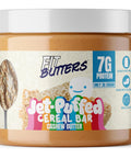 Fit Butters Birthday Cake Cashew Almond Butter Spread - Added Protein and Coconut Oil, Low Carb, Low Sugar, Gluten Free, Complete Protein Dessert Flavored Nut Butter