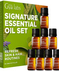 Gya Labs Signature Essential Oil Set (0.17 Fl Oz 8) - Relaxation s For Women - For Diffuser Aromatherapy & Diy Candle Making Scents