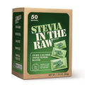 Stevia In The Raw Stevia Sweetener Packets 50 Ct Zero Calorie Stevia Sugar Substitute Packets No Erythritol or Artificial Flavors Vegan Gluten Kosher Low Glycemic Index