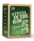 Stevia In The Raw Stevia Sweetener Packets 50 Ct Zero Calorie Stevia Sugar Substitute Packets No Erythritol or Artificial Flavors Vegan Gluten Kosher Low Glycemic Index