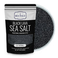 Sea Salt Superstore Black Salt Hawaiian-Style Black Lava Sea Salt Black Sea Salt with Activated Charcoal Black Hawaiian Sea Salt for Cooking & Finishing 14 oz Bag