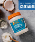 BetterBody Foods Organic Refined Coconut Oil, 56 Fl Oz, All Purpose Oil for Cooking, Baking, Hair and Skin Care