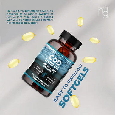 Newgate Labs Cod Liver Oil 90 Softgels 1000Mg