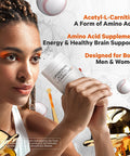 Codeage Liposomal Acetyl-L-Carnitine+ Supplement - 500 mg Acetyl-L-Carnitine per Serving - 3-Month Supply Liposomal Delivery - Alcar Supplement - L-Carnitine - Non-GMO Gluten- 90 Capsules