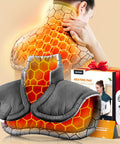 Graphene-Infused 1Min Fast Heating Pad, Deeper Pain Relief Weighted Heating Pads For Neck And Shoulders And Back, Heated Wrap With 6 Heat Options 4 Auto Timer, Gifts For Men Women Mom Christmas