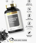 Carlyle - Magnesium Chloride | 1560mg | 200 Tablets | Cloruro de Magnesio Supplement | Vegetarian Non-GMO and Gluten Formula