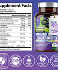 2 Pack N1N Premium 10 in 1 Immune Support Supplement 10 Potent Ingredients with Elderberry Vitamin C Zinc Echinacea Turmeric Curcumin Garlic and Probiotics for Adults 120 Veg Caps