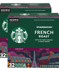 Starbucks K-Cup Coffee Pods, Dark Roast Hot or Iced Coffee, French Roast, 96 Keurig Pods
