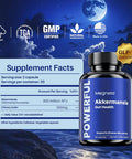 Akkermansia Probiotic, Boosts Glp-1, 300M Afu, Inulin Prebiotic Fiber - Gut Health Supplements For Men & Women (60 Capsules)