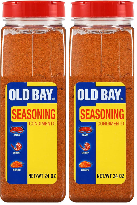 OLD BAY Seasoning, 24 oz - One 24 Ounce Container of OLD BAY All-Purpose Seasoning with Unique Blend of 18 Spices and Herbs for Crabs, Shrimp, Poultry, Fries, and More