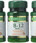 Nature's Bounty Vitamin B-12 5000 Mcg 40 Quick Dissolve Tablets (Pack Of 3)