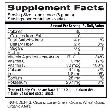 Amazing Grass Greens Trio: Greens Powder with Wheatgrass, Alfalfa, & Barley Grass, Rich Source of Chlorophyll, 30 Servings