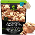 NUT CRAVINGS - Raw Brazil Nuts, Unsalted, No Shell, Whole, (16oz - 1 LB) Packed Fresh in Resealable Bag - Kosher Healthy Snack, Food Assortments