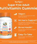 MaryRuth's Multivitamin for Women and Men | Sugar Free | Adult Multimineral Gummy with Vitamin C | D and E | B Vitamins | Biotin | Zinc | Vegan | Non-GMO | Gluten Free | 60 Count
