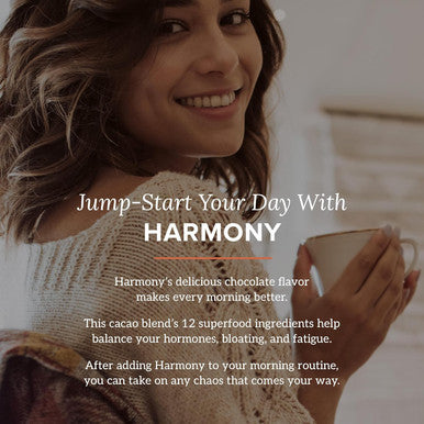 Organifi Harmony - Hormone Support - Eases Pms Symptoms - Energizes You - Regulates Menstrual Cycle - Best Served Hot - Gluten And Vegan Cacao Powder, 30 Servings