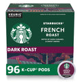 Starbucks K-Cup Coffee Pods, Dark Roast Hot or Iced Coffee, French Roast, 96 Keurig Pods