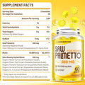 Saw Palmetto For Women - Dht Blocker Hair Growth Supplement - 500Mg Potent Saw Palmetto Gummies For Hair, Skin, Nails, Urinary Wellness - Mango-Pineapple Flavor - 60 Gummies