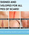 Invisible Brush-On Silicone Sheet With Vitamin E - Scar Removal For Keloids, Burn Scars, Surgery Scars, Stitches, Cuts - No Ugly Scar Sheets, Cream Or Messy Scar Gel Needed