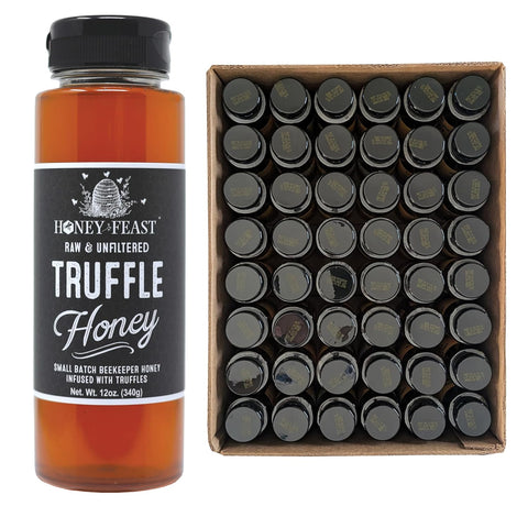 HONEY FEAST New Zealand Manuka Infused Honey with Propolis 12oz - Raw Manuka Honey, Patent Pending Formula, MGO182 Rating, Manuka Honey New Zealand