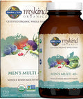 Garden of Life mykind Organics Whole Food Multivitamin for Men 40+, Vegan Mens Multi for Health & Well-being Certified & Minerals for Men Over 40 Mens Vitamins, 120 Tablets