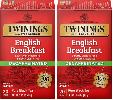 Twinings Lemon & Ginger, Caffeine-Free Herbal Tea Bags, 100 CT Box (1 Pack) | Spicy & Tangy, Ginger, Lemon Peel, Lemongrass, Blackberry Leaves, Soothe Digestion, 100 Foil Lined Individually Wrapped Bags
