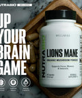 Nutrabio Lion's Mane (500mg)- 60 Veg caps