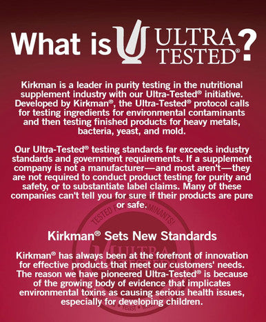 Kirkman - Zinc 20Mg - 250 Capsules - Immune Support - High Absorption - Hypoallergenic