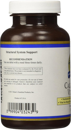 Nature'S Sunshine Calcium Plus Vitamin D 150 Tablets Kosher | Powerful Vitamin Supplement for Adults Containing Vitamin D3 Calcium and Magnesium