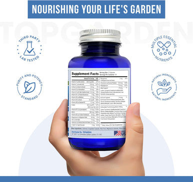 Men'S Multivitamin - Essential Multivitamins & Multiminerals Supplement A, C, D, E & B12, With Zinc, Calcium, Magnesium & More For Men'S Wellness Support. Boost Your Body And Mind