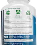 Purely Holistic Calcium Citrate 1000Mg - 365 Vegan Capsules Not Tablets With Added Parsley, Dandelion And Watercress - Without Vitamin D - Made In The Usa By