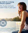 ReLife Adult Everyday Immune Probiotic TripleAction Immune Boost Formula 10 Billion CFU plus the power of Vitamin C and Zinc 30 Vegetarian Capsules