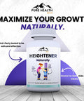 Heightener Natural Height Growth Supplement For Kids Teens And Adults To Increase Bone Strength And Grow Taller Height Maximizer Pills With L Arginine Calcium and Zinc 60 Capsules