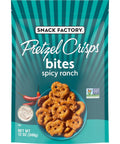 Snack Factory Pretzel Crisps Bites Sea Salt Pretzels 12 Oz