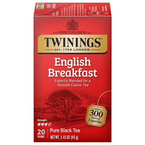 Twinings Lemon & Ginger, Caffeine-Free Herbal Tea Bags, 100 CT Box (1 Pack) | Spicy & Tangy, Ginger, Lemon Peel, Lemongrass, Blackberry Leaves, Soothe Digestion, 100 Foil Lined Individually Wrapped Bags