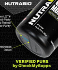 Nutrabio CarboMax Maltodextrin - Complex Carbohydrate Powder for Sustained Energy - Calorie Rich for Muscle and Weight Gain - Unflavored - 5 Pounds 75 Servings