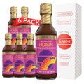 San-J - Spice of Life Variety Pack- Teriyaki, Orange Sauce, Szechuan, Thai Peanut - All Gluten Free Cooking Sauces - Non-GMO - 10 oz. Bottles - 4 Pack