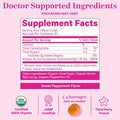 Pink Stork Organic Peppermint Sweets for Morning Sickness and Motion Sickness Support Added Vitamin B6 1st Trimester Pregnancy Must Haves - 30 Wrapped Peppermint Candies